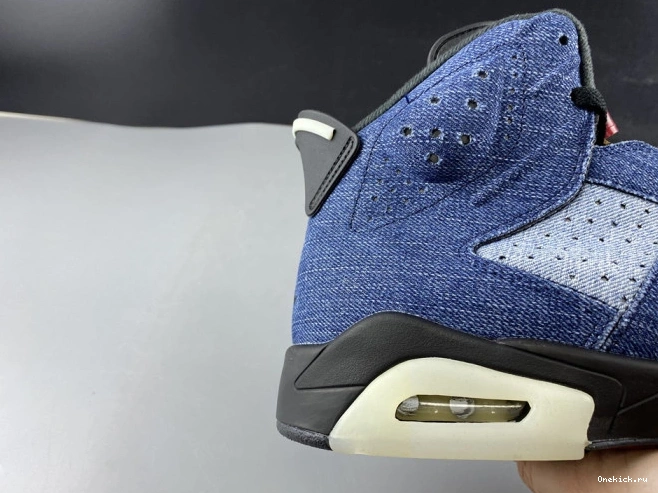 One Kick Denim CT5350-401 Air 6 Jordan Washed 0811